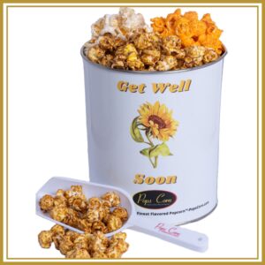 1 Gallon Get Well Popcorn Tin – Free Shippin